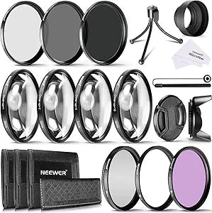 Neewer 10088404 58mm Lens Filter Kit Accessories