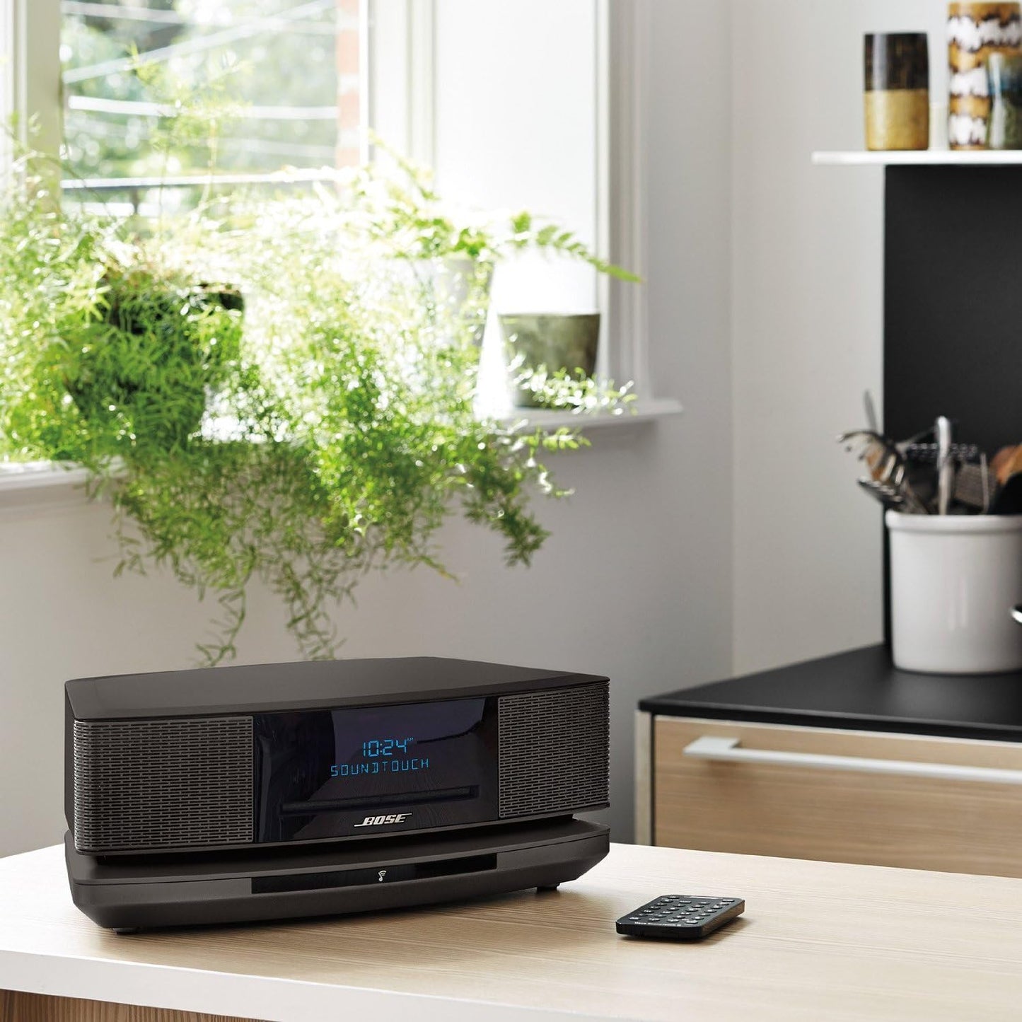 Bose 738031-1710 Wave SoundTouch Music System IV - Espresso Black, Alexa Compatible