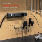 GE 14831 6-Outlet 2Ft Power Strip - Black