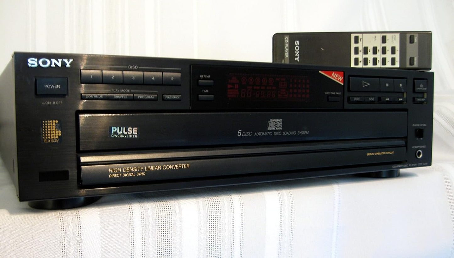 Sony CDP-C215 5-Disc CD Player Carousel Tray