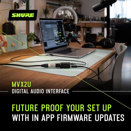 Shure MVX2U XLR-to-USB Digital Audio Interface