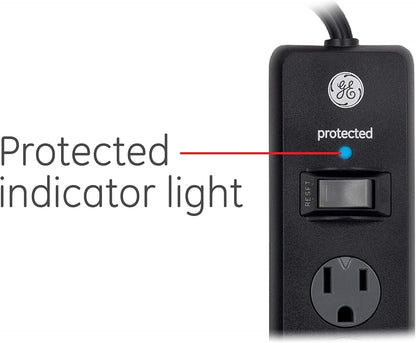 GE 47224 6-Outlet Surge Protector 3ft Cord