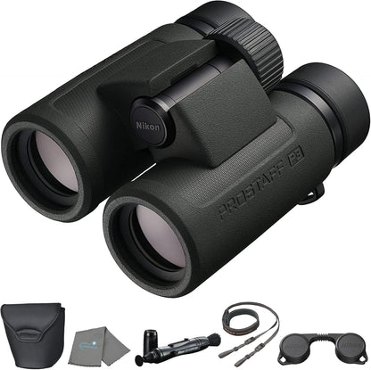 Nikon 16774 PROSTAFF P3 8x30 Binoculars Bundle