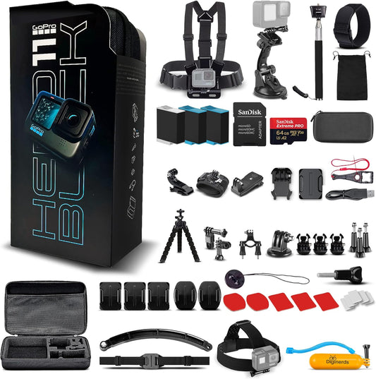 GoPro CHDHX-111-CN HERO11 Black 5.3K Action Camera Bundle
