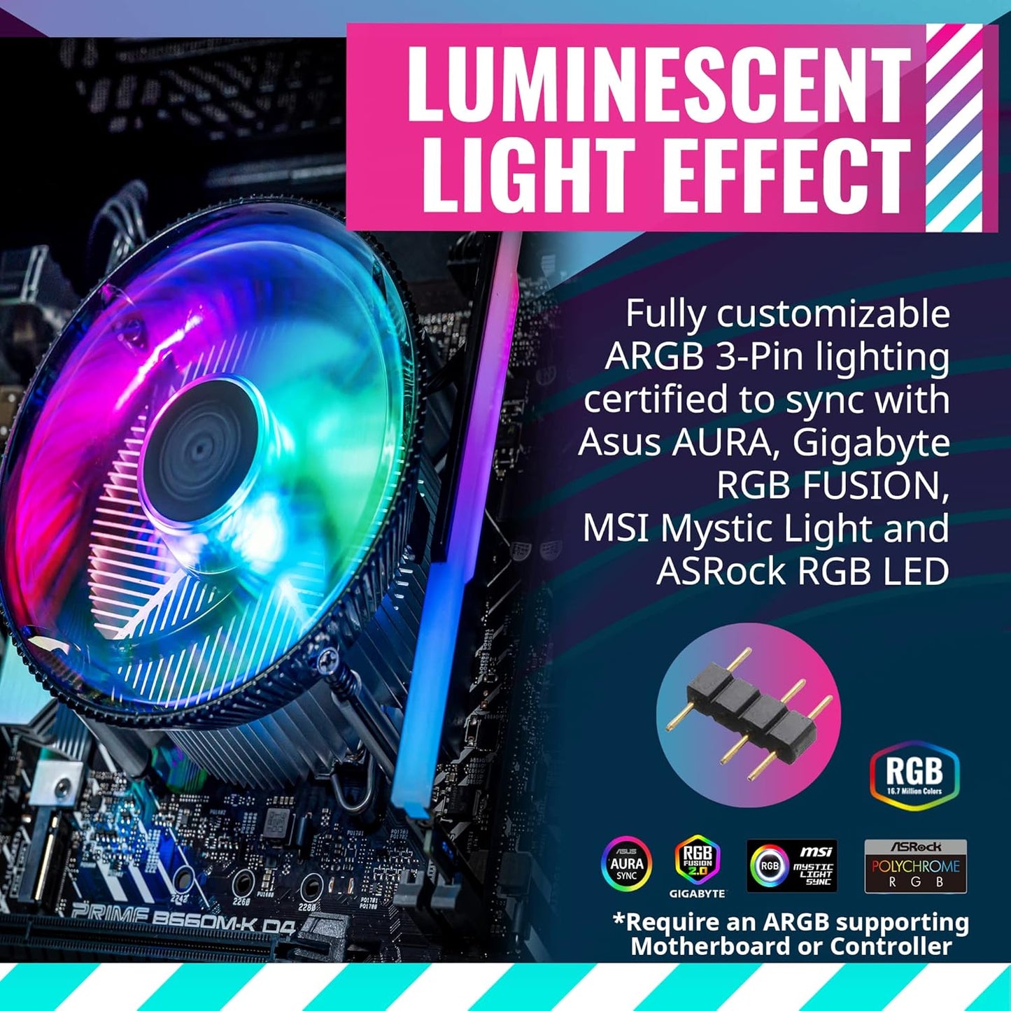 Cooler Master RR-I7C7 LGA1700 ARGB CPU Cooler