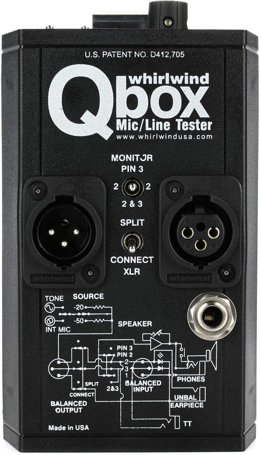Whirlwind QBOX - Audio Line Tester