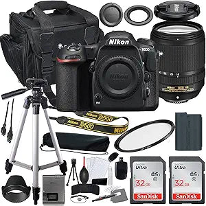 Nikon D500 DSLR 18-140mm Lens Bundle + Accessory Kit