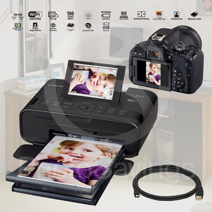 Canon 2234C013 SELPHY CP1300 Wireless Photo Printer Kit