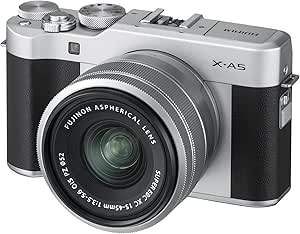 Fujifilm X-A5 XC15-45mm Silver Mirrorless Camera (Refurbished) — main product image