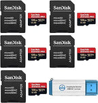 SanDisk SDSQXCY-128G-GN6MA Extreme Pro 128GB MicroSD Card 5-Pack
