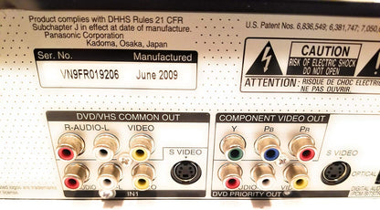 Panasonic DMR-EZ485VK DVD Recorder VCR Combo HDMI