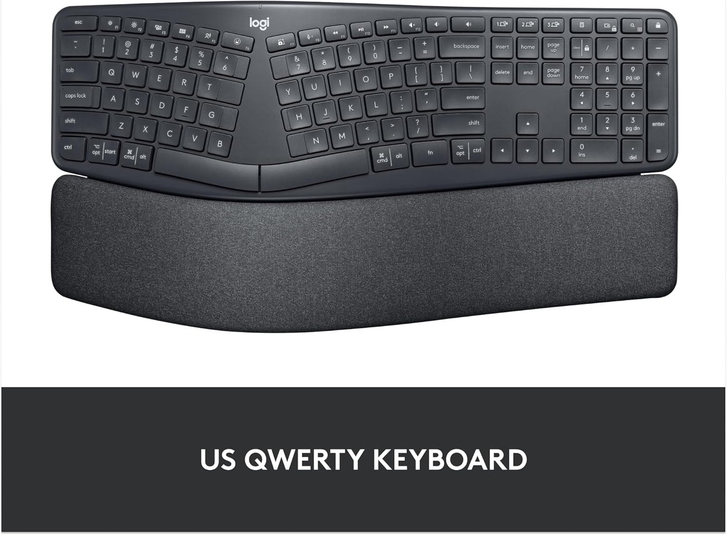 Logitech 920-009166 ERGO K860 Wireless Ergonomic Keyboard