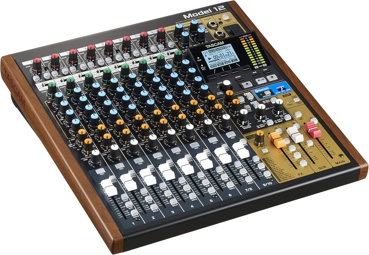 Tascam Model 12 Mixer/Interface/Recorder Production Suite