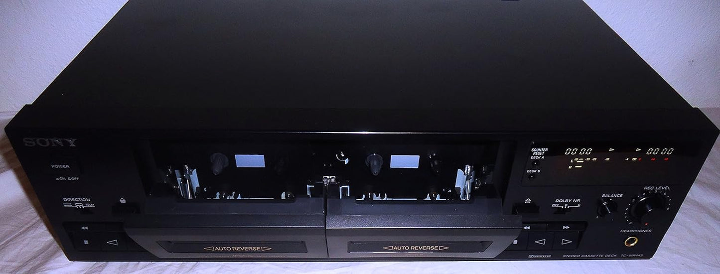 Sony TC-WR445 Dual Cassette Tape Deck