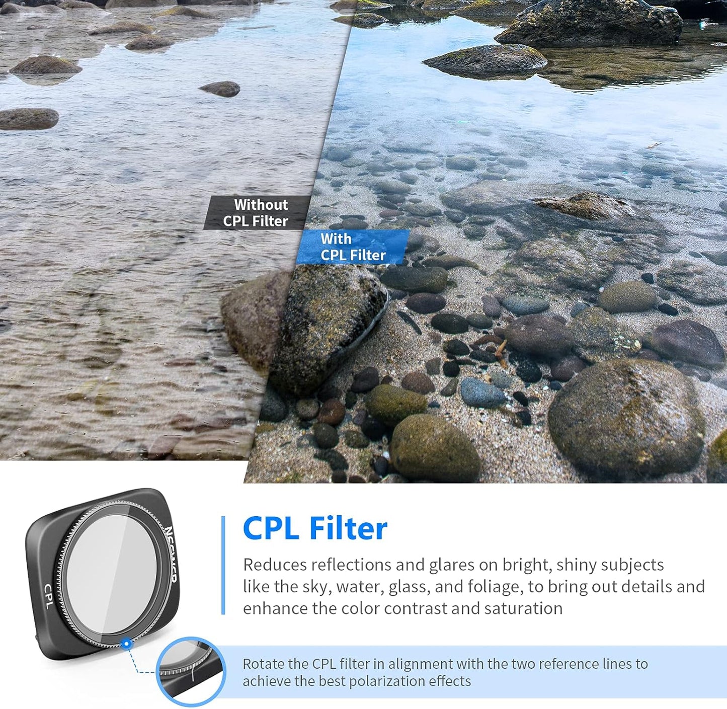 Neewer 10100067 Lens Filter Kit DJI Air 2S