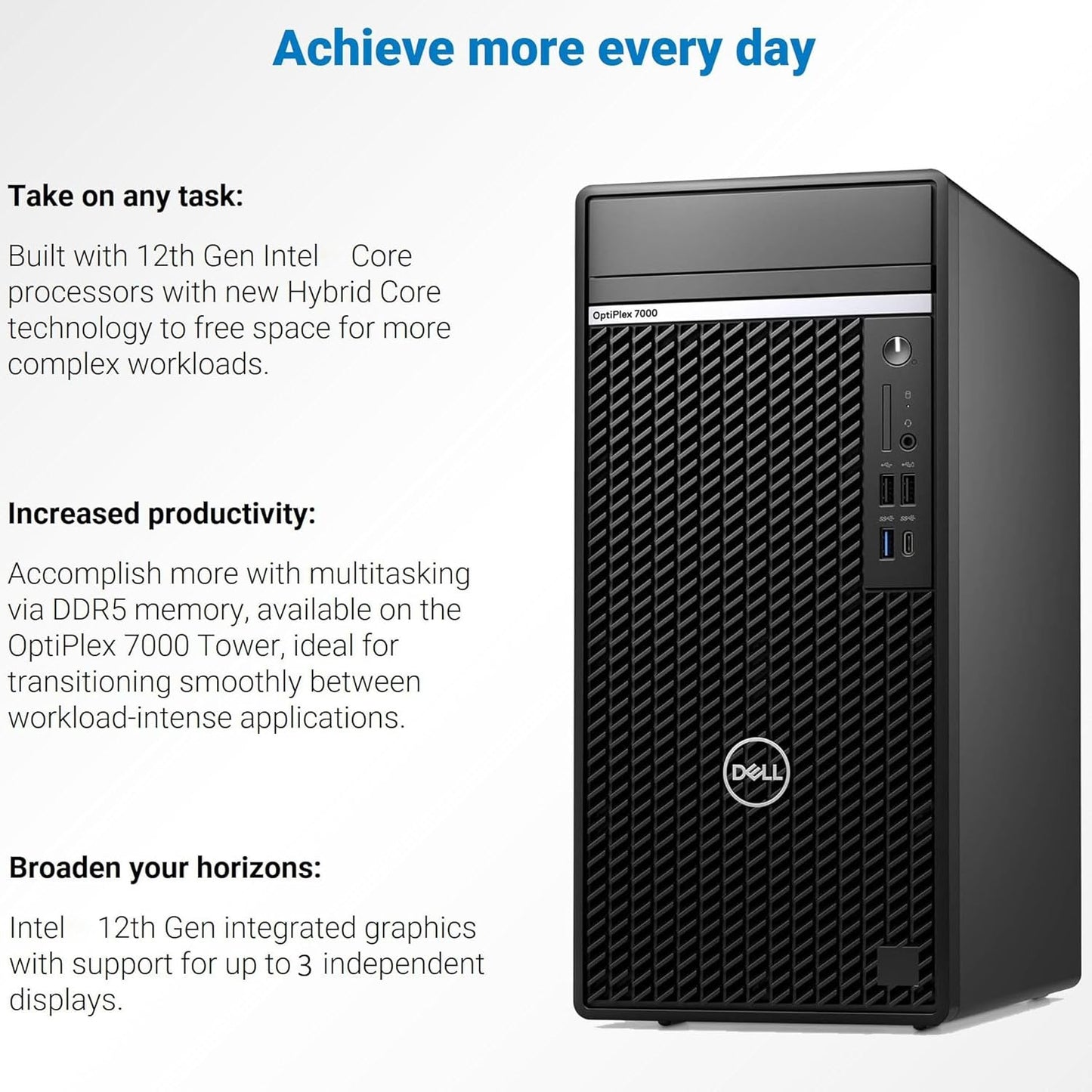 Dell 7000 OptiPlex i7 12700 1TB SSD Desktop
