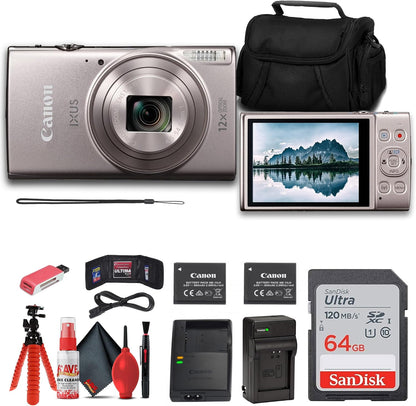 Canon 1079C001 IXUS 285 HS Digital Camera Bundle - Renewed