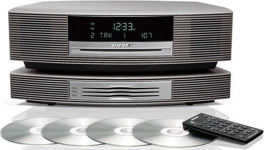 Bose Wave Music System Multi-CD Changer - Titanium Silver (Renewed)
