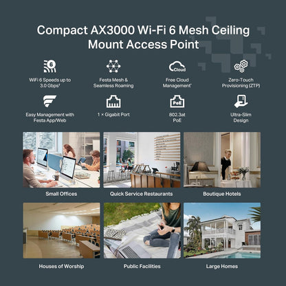 TP-Link Festa F65 AX3000 WiFi 6 Wireless Access Point