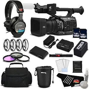 Panasonic AG-UX90PJ-5 4K/HD Camcorder Deluxe Bundle