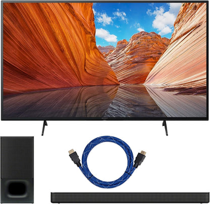 Sony KD43X80J HTS350 43-Inch 4K Smart TV Soundbar Bundle
