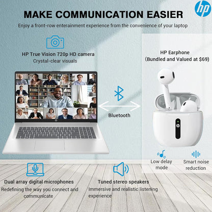 HP Essential 17 Touch i7 Laptop 64GB RAM 1TB SSD