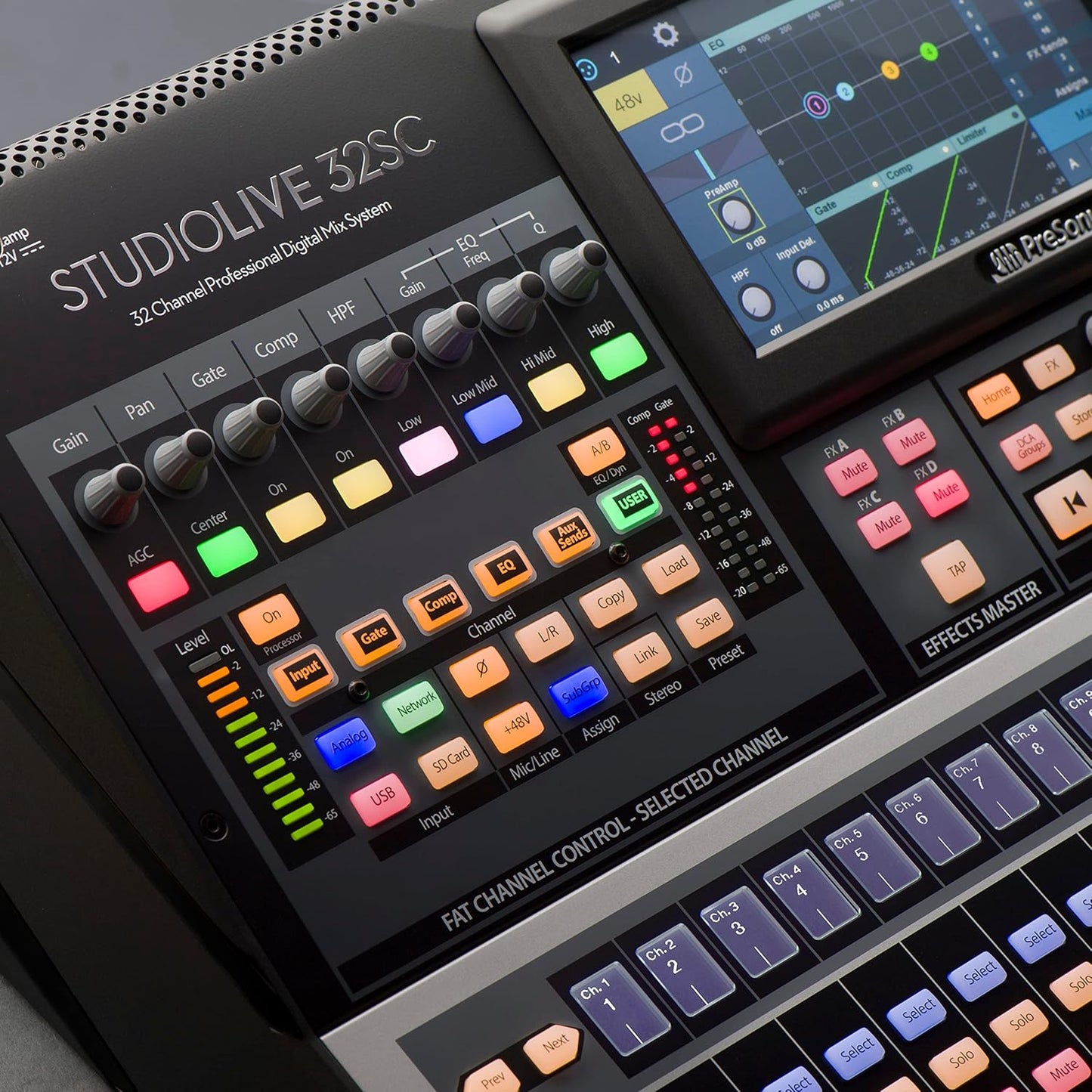 PreSonus STUDIOLIVE 32SC 32-Channel Digital Mixer AVB