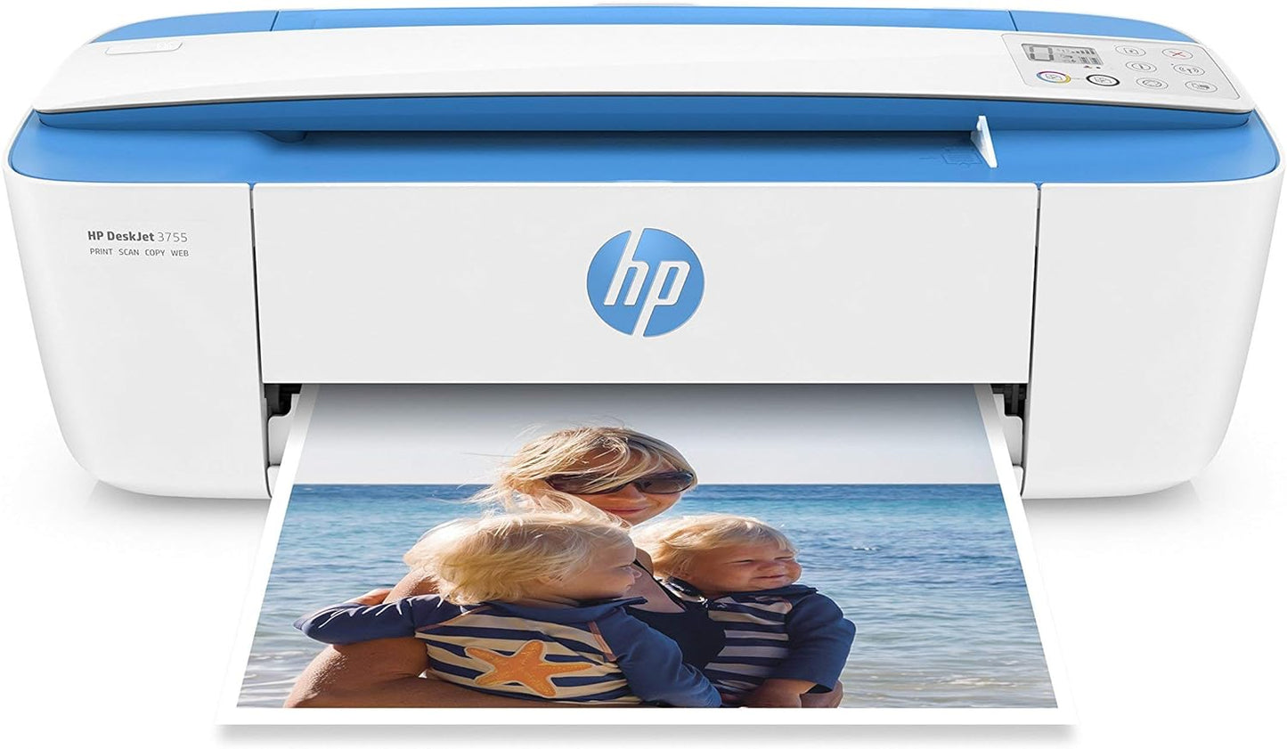 HP DeskJet 3755 Wireless All-in-One Printer Renewed