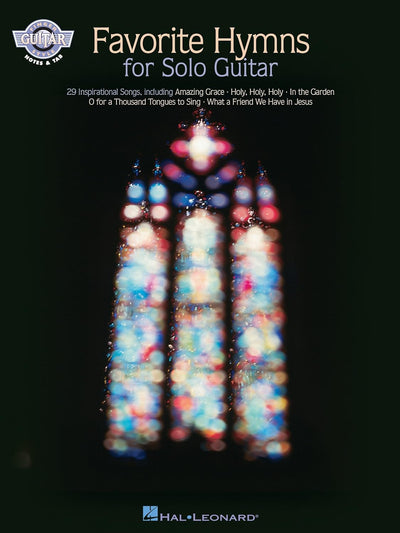 Hal Leonard Favorite Hymns Solo Guitar Fingerstyle Book