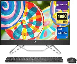 HP hp 27" FHD All-in-One Desktop i7/12GB RAM