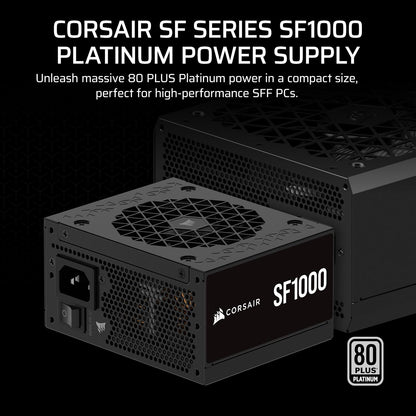 Corsair CP-9020257-NA SF1000 80+ Platinum ATX 3.0 SFX Power Supply
