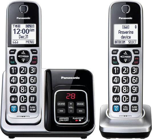 Panasonic KX-TGD892S Cordless Phone Bluetooth, Talking Caller ID