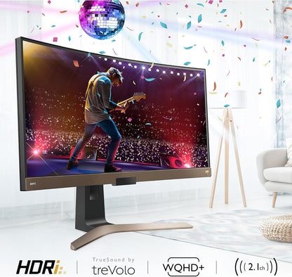 BenQ EW3880R 38" Curved Ultrawide Monitor WQHD HDRi