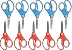 Westcott 55844 Kids' Safety Scissors 5-Inch Blunt Tip 10-Pack