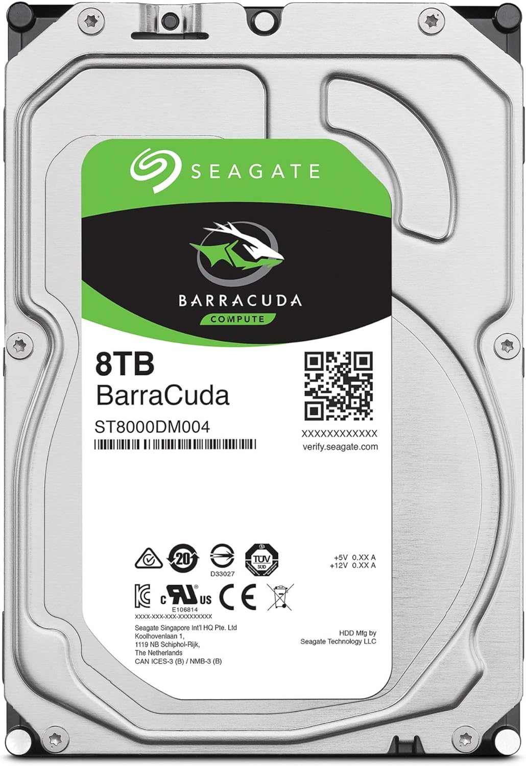 Seagate ST8000DM004/ST800DMZ04 8TB BarraCuda Internal HDD