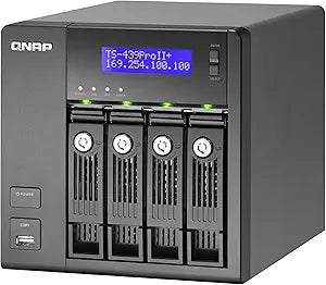 QNAP TS-439-PROII+-US 4-Bay NAS Server — main product image