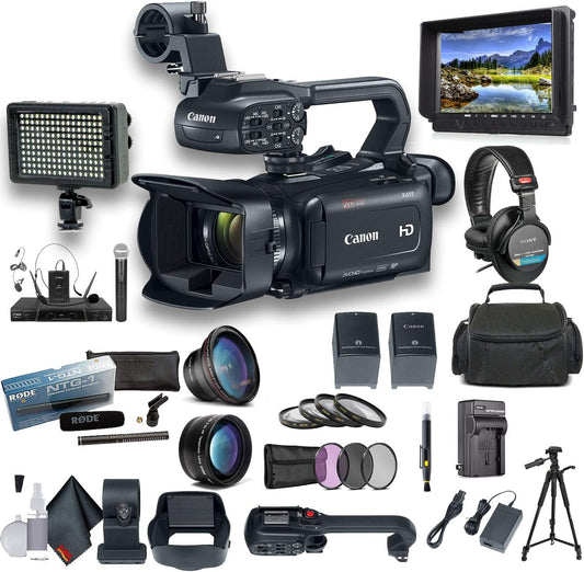 Canon XA11 Compact Full HD Camcorder Filmmaker Bundle Renewed