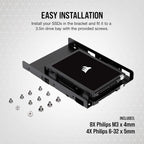 Corsair CSSD-BRKT2 Dual SSD Mounting Bracket: 3.5
