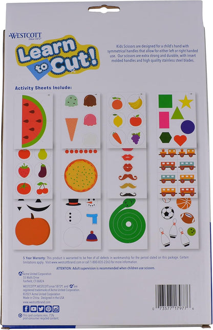 Westcott 17977 Kids Learn-to-Cut Activity Kit