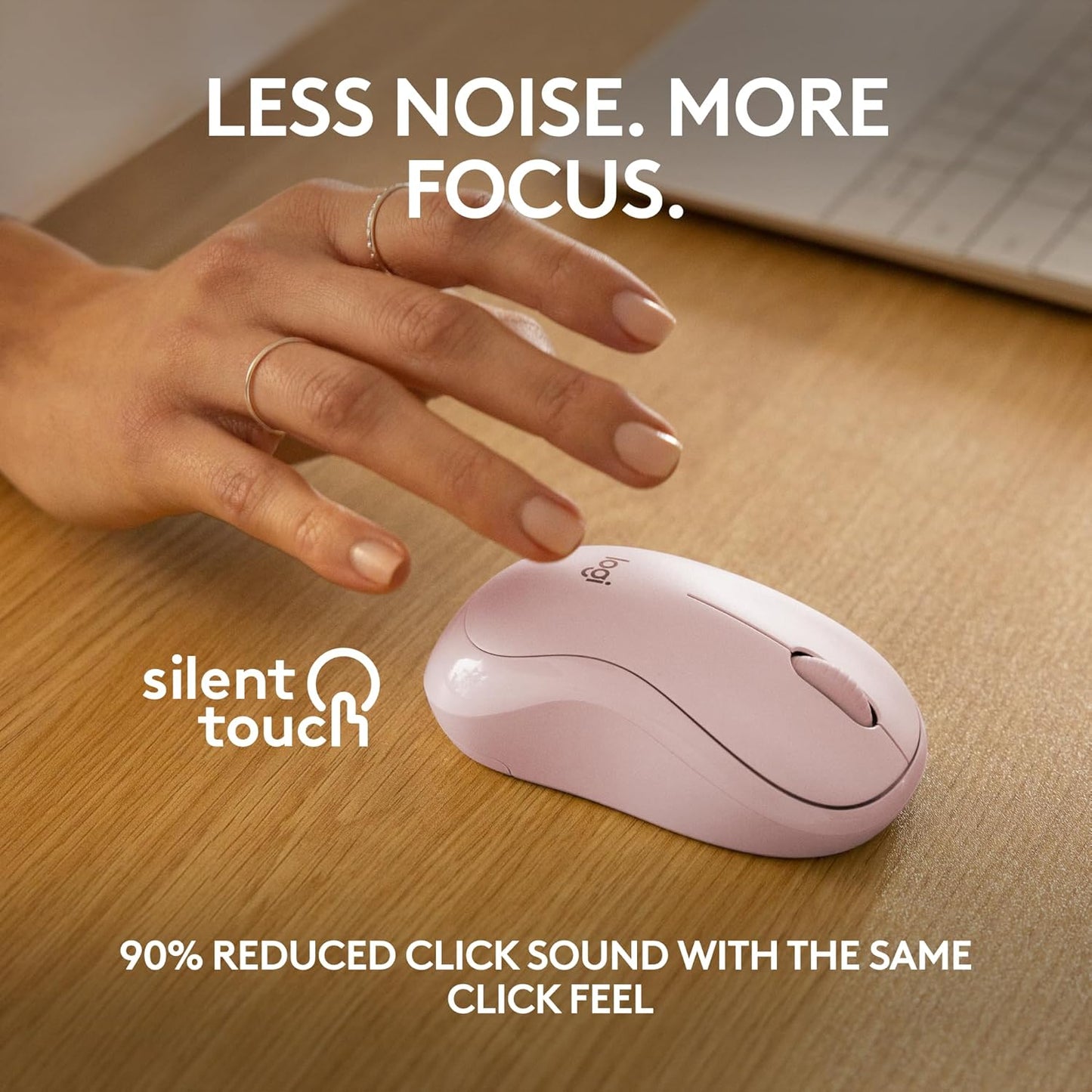 Logitech 910-007117 M240 Silent Bluetooth Mouse Rose