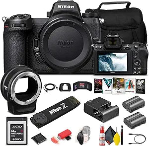 Nikon 1659 Z 6II Mirrorless Camera Body FTZ Mount Bundle