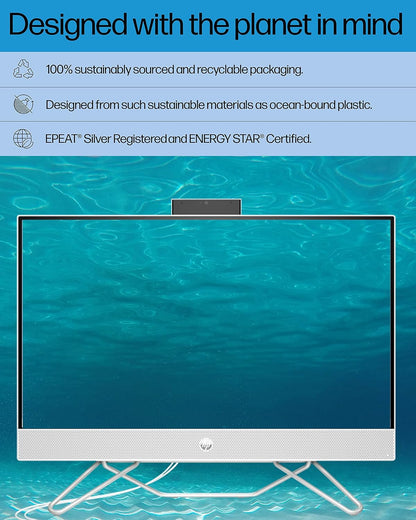 HP 24-cb1142 23.8" Touchscreen All-in-One PC Ryzen 5
