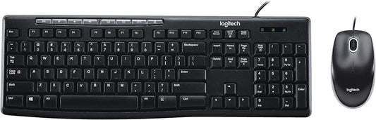Logitech 920-002714 Media Combo MK200 Keyboard and Mouse - Wired