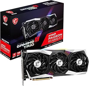 MSI RX 6900 XT Gaming X Trio Graphics Card — main product image