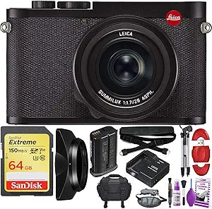 Leica 19050 Q2 Digital Camera Summilux 28mm Pro Bundle