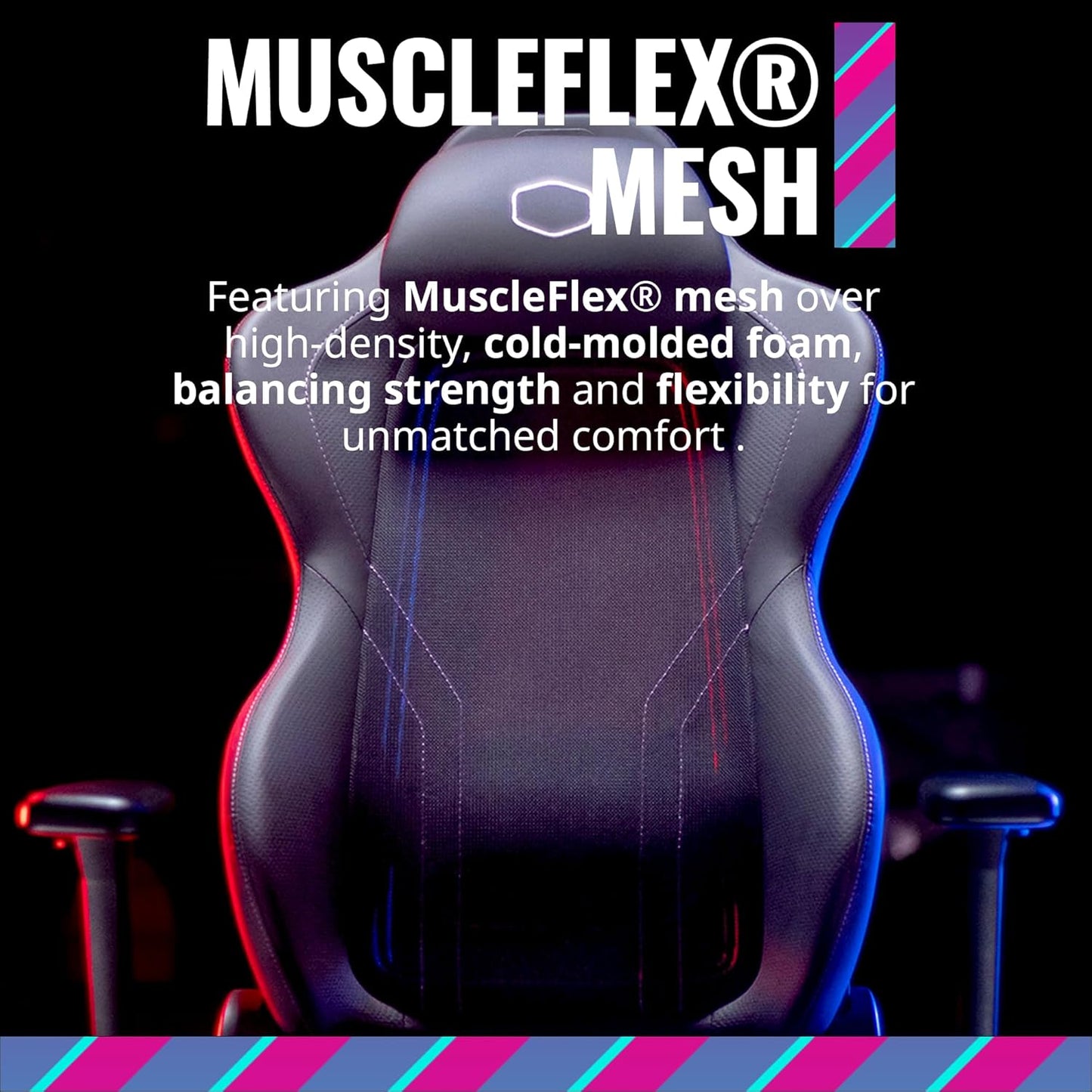 Cooler Master CMI-GCHYB1-BK Hybrid 1 Ergonomic Gaming Chair