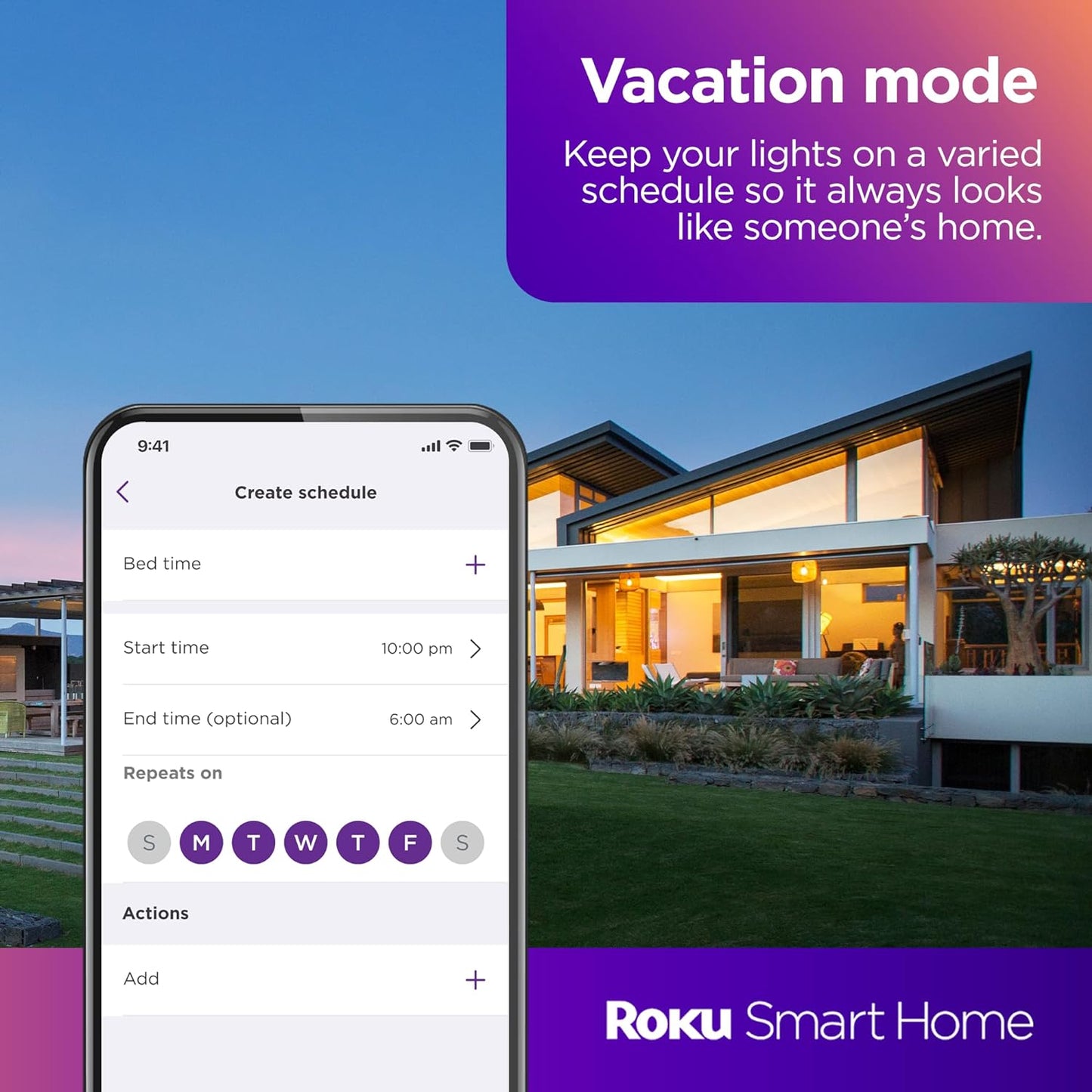 Roku BC1000P2R Smart Light Bulbs Color 2-Pack