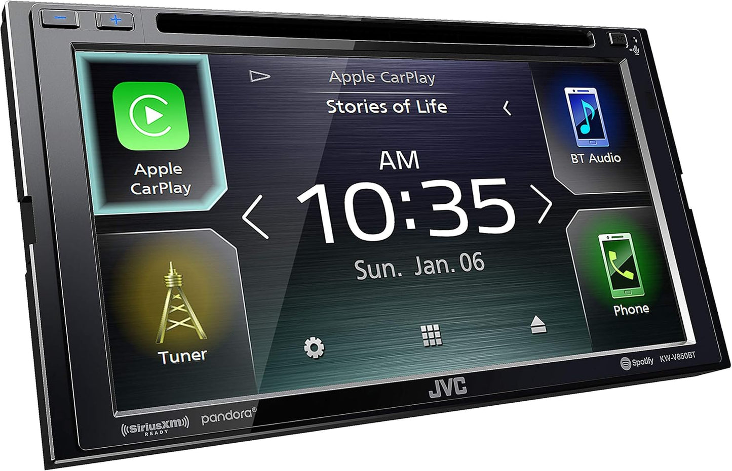 JVC KW-V850BT CarPlay Android Auto Car Radio
