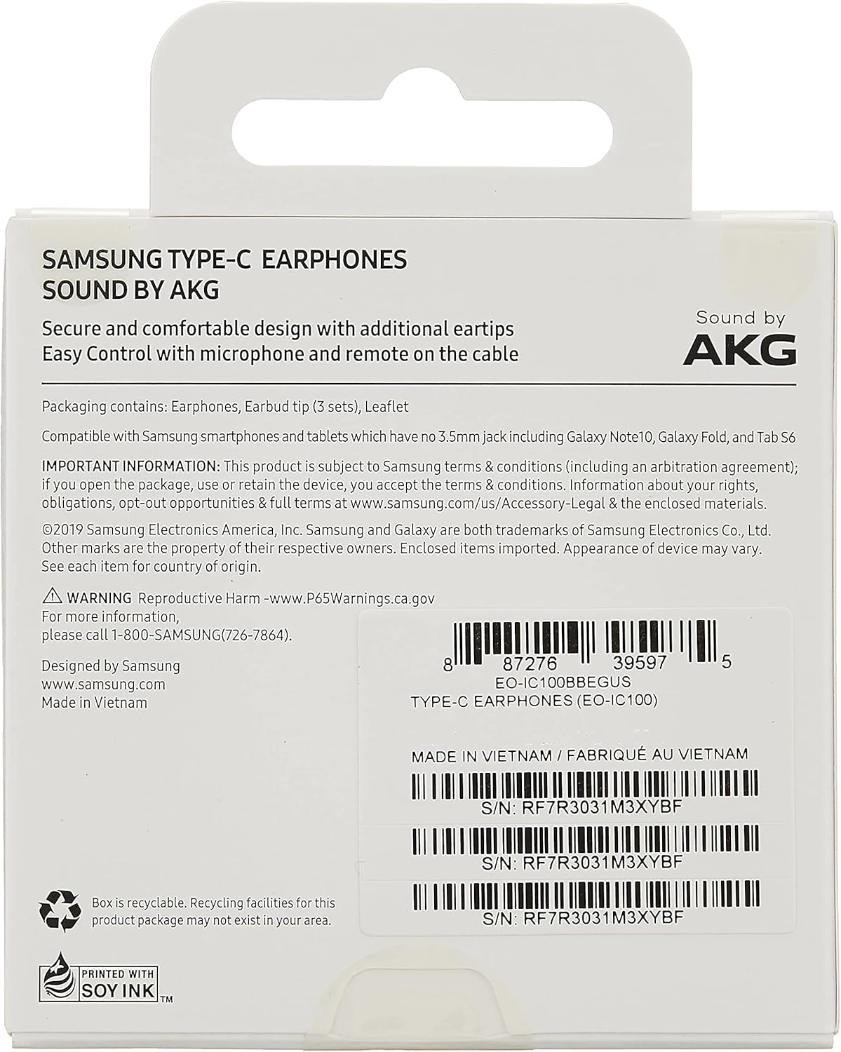 Samsung 8872763959 Type-C Corded Earphones - Black