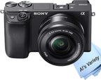 Sony a6400 Mirrorless Camera 16-50mm Lens Bundle (Renewed)